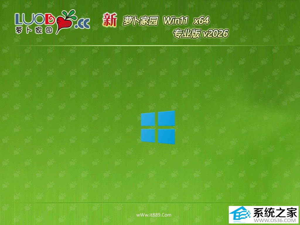 新萝卜家园系统Win11 64位完美装机企业版 V2026
